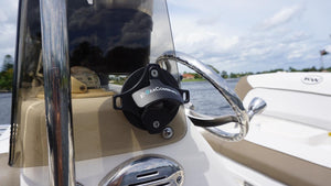 E-Sea Opener-Suction Mounted Bottle Opener- On Boat console windshield