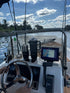 Two E-Sea Cup drink holders suction cup mounted to a boat console