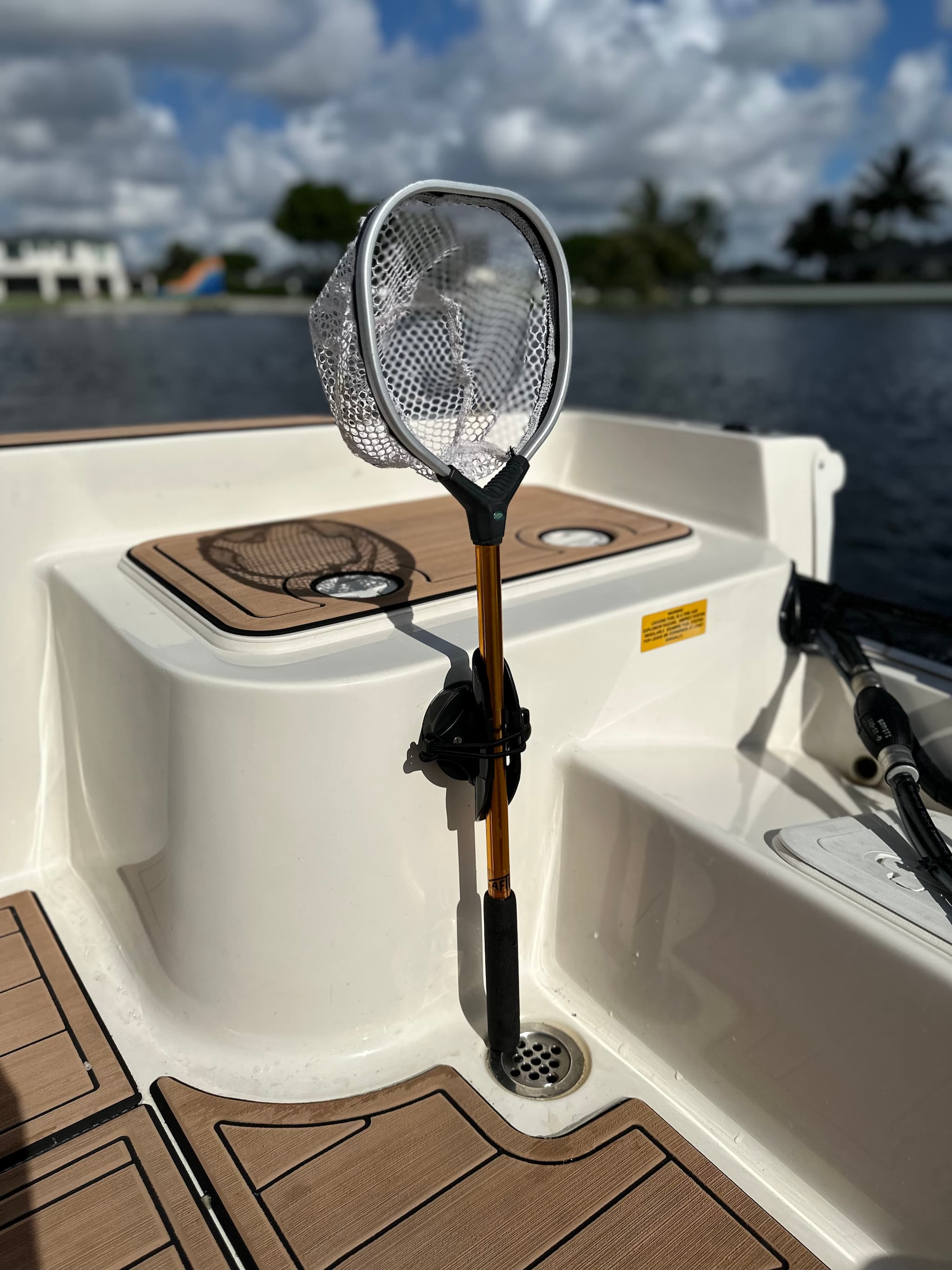 fishing rod holder for paddle board E-Sea Paddle Holder-Suction Mounted Paddle and Utility Clip