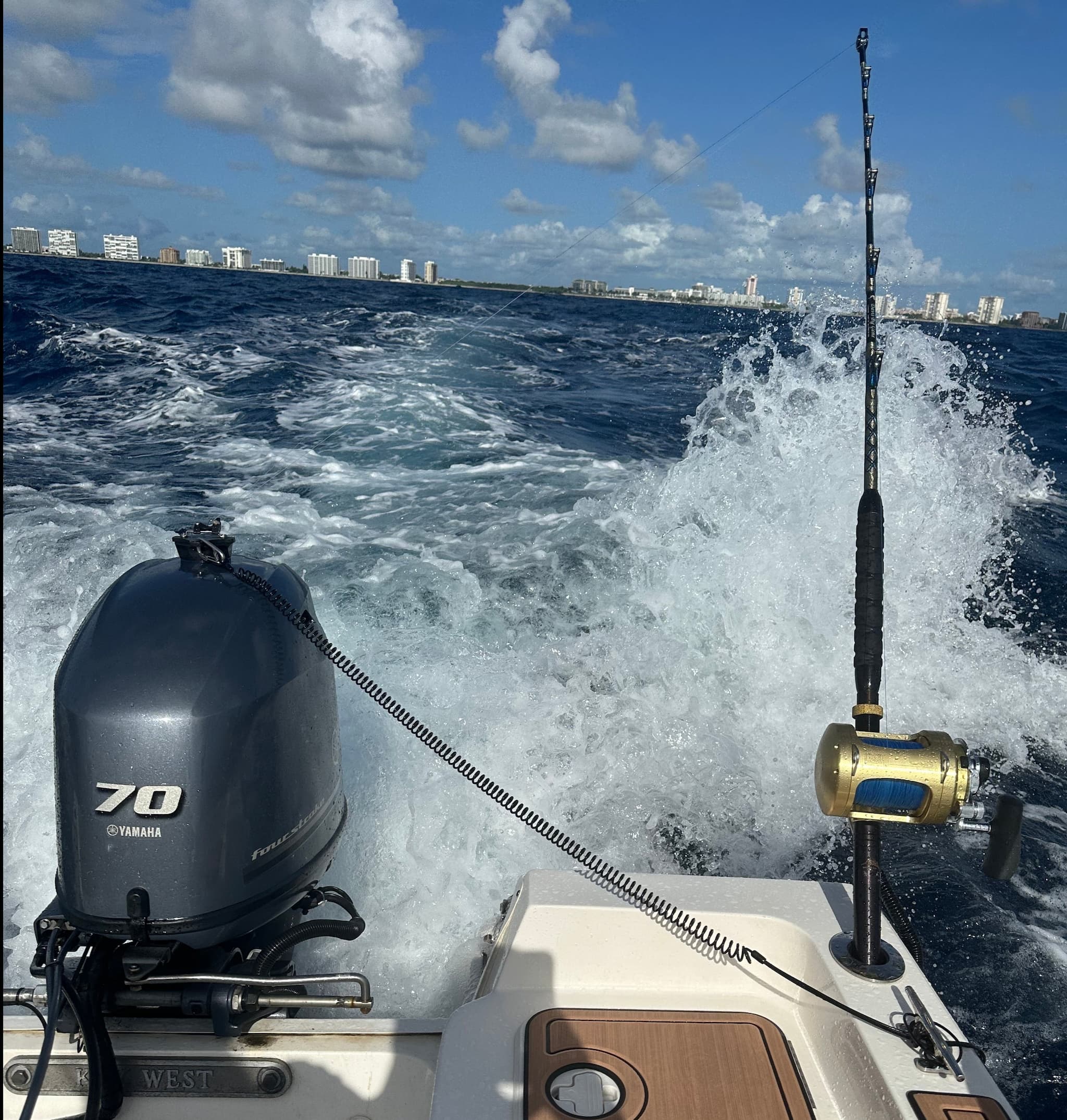 E-Sea Fishing Rod Tether- Securing offshore fishing reel and E-Sea Clip