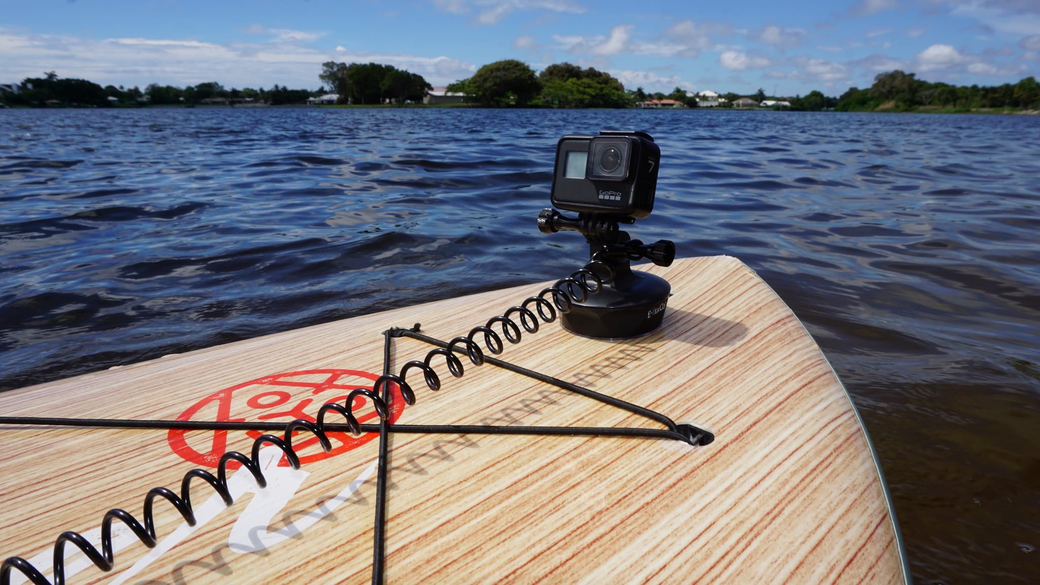 E-Sea Camera Mount-Suction Cup Action Camera Mount On Paddle Board
