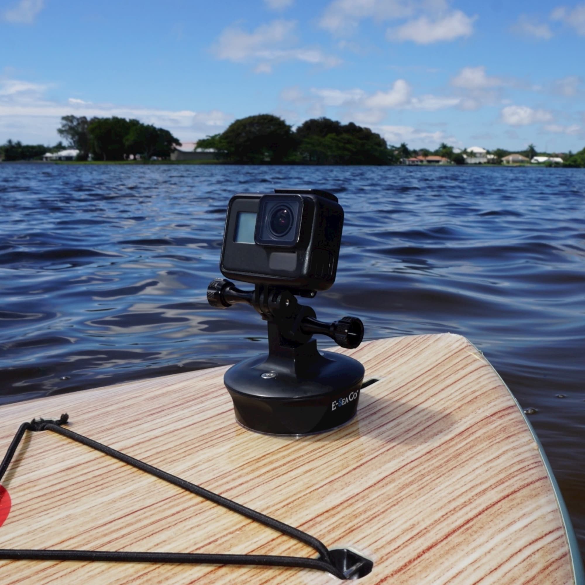 E-Sea Camera Mount-Suction Cup Action Camera Mount On Paddle Board