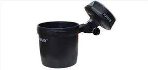 E-Sea Cup Adjustable-Suction Mounted Adjustable Angle Cup Holder-Black Side View