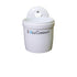 An adjustable suction mounted cup holder by E-Sea Company, predominantly white in color.