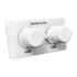 Flush Port Reroute - White Acrylic