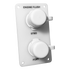 Flush Port Reroute - White Acrylic