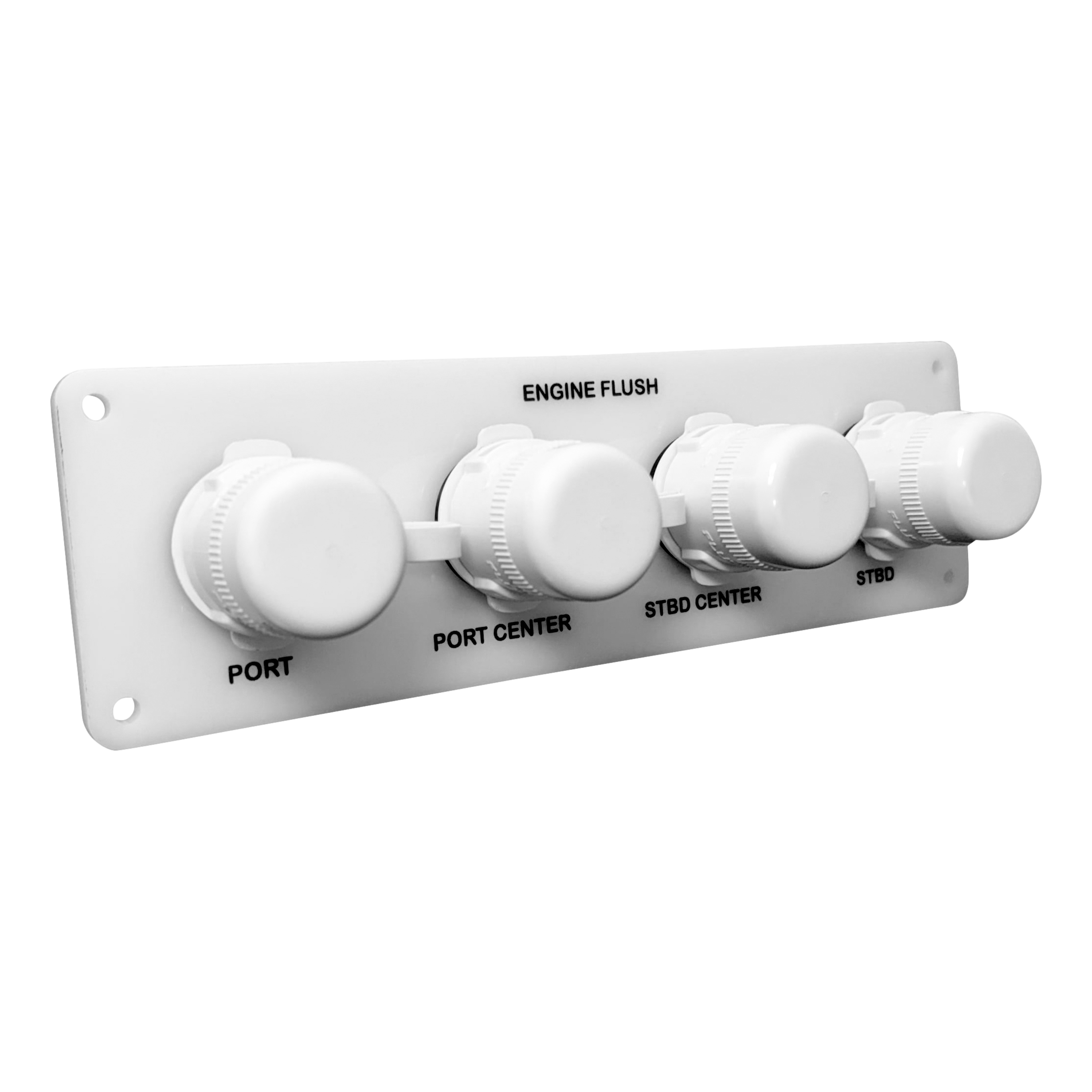 Flush Port Reroute - White Acrylic