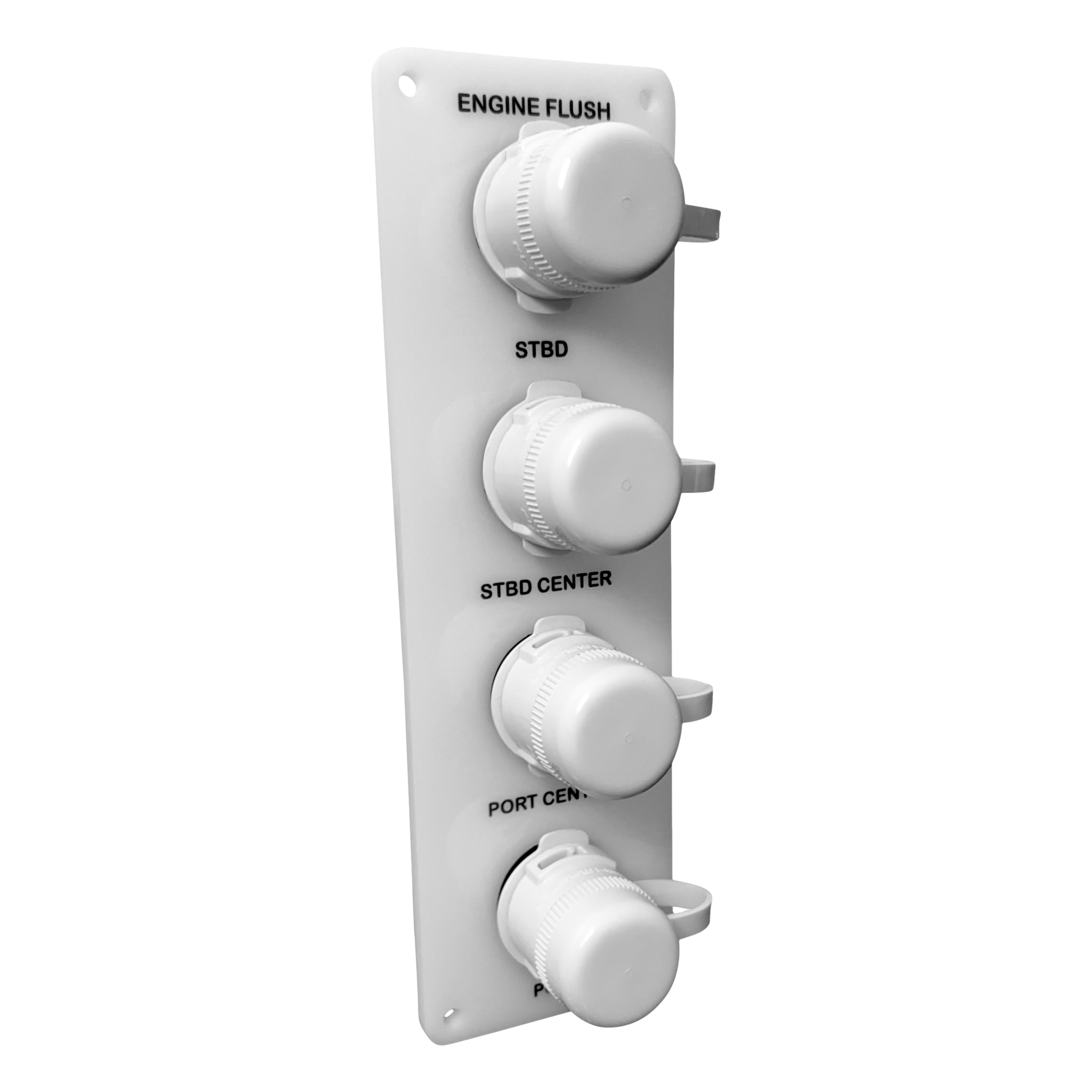 Flush Port Reroute - White Acrylic