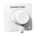 Flush Port Reroute - White Acrylic