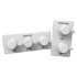 Flush Port Reroute - White Acrylic
