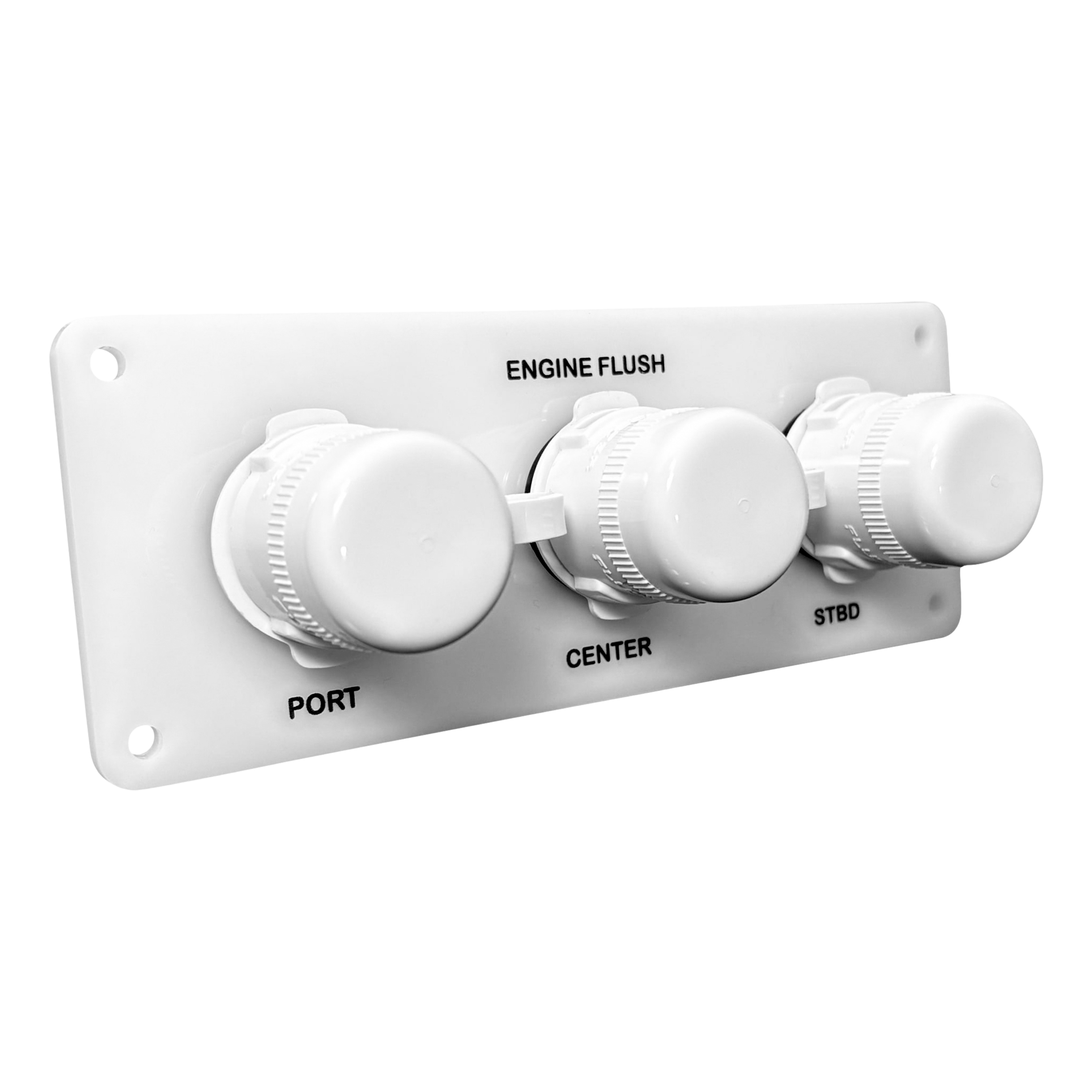 Flush Port Reroute - White Acrylic