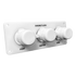 Flush Port Reroute - White Acrylic